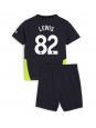 Manchester City Rico Lewis #82 Bortedraktsett Barn 2024-25 Korte ermer (+ bukser)